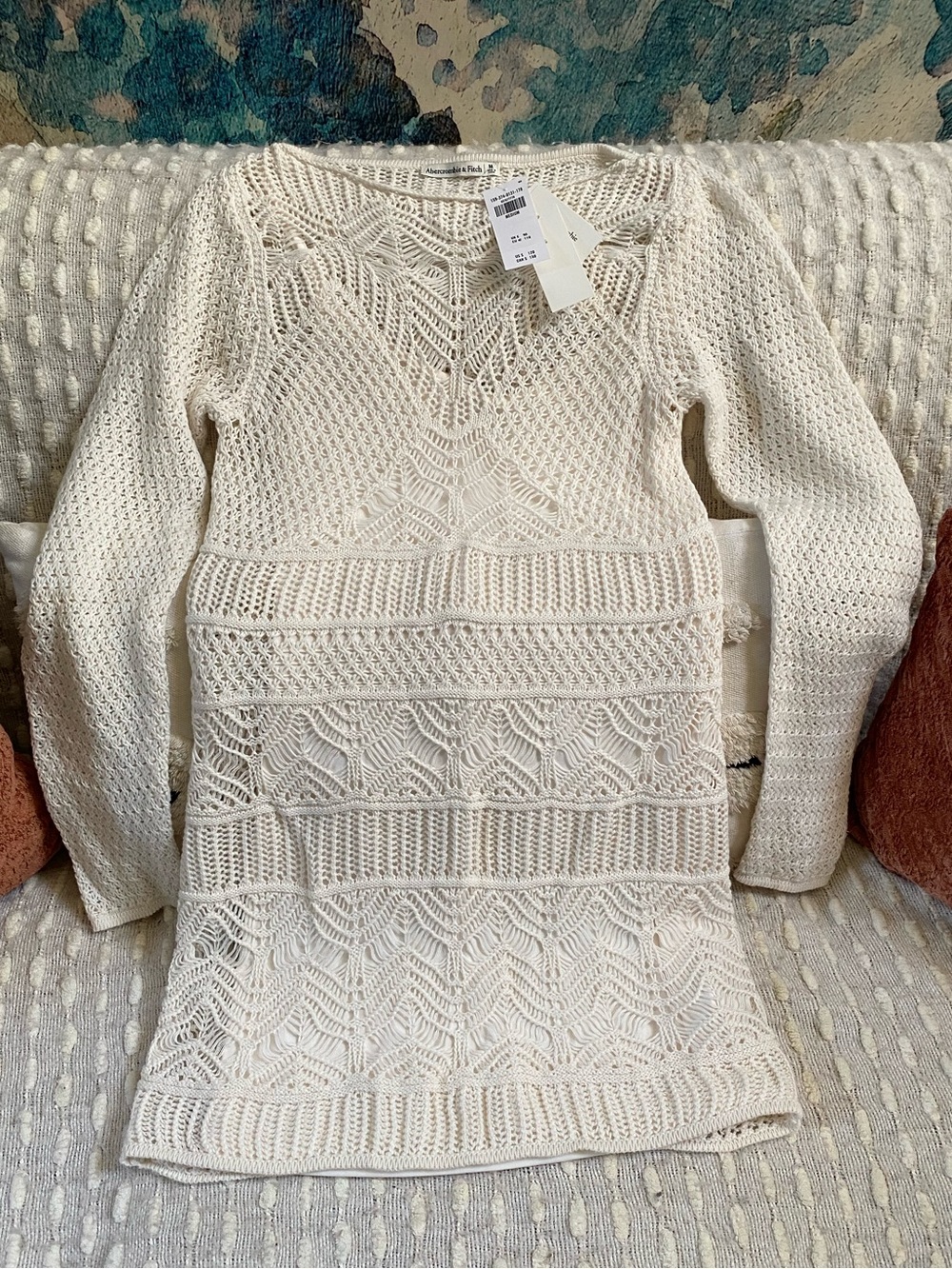 {Abercrombie & Fitch} NWT Crocheted Mini Dress